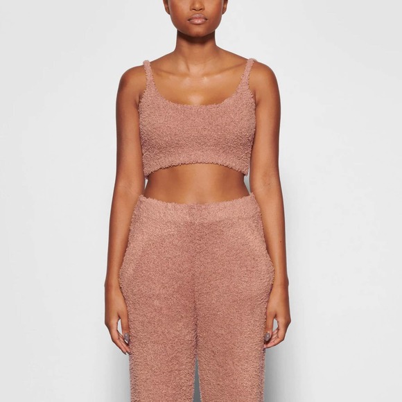 トップス SKIMS ROSE SKIMS | Tops | Nwt Skims Cozy Knit Bralette In Rose Clay